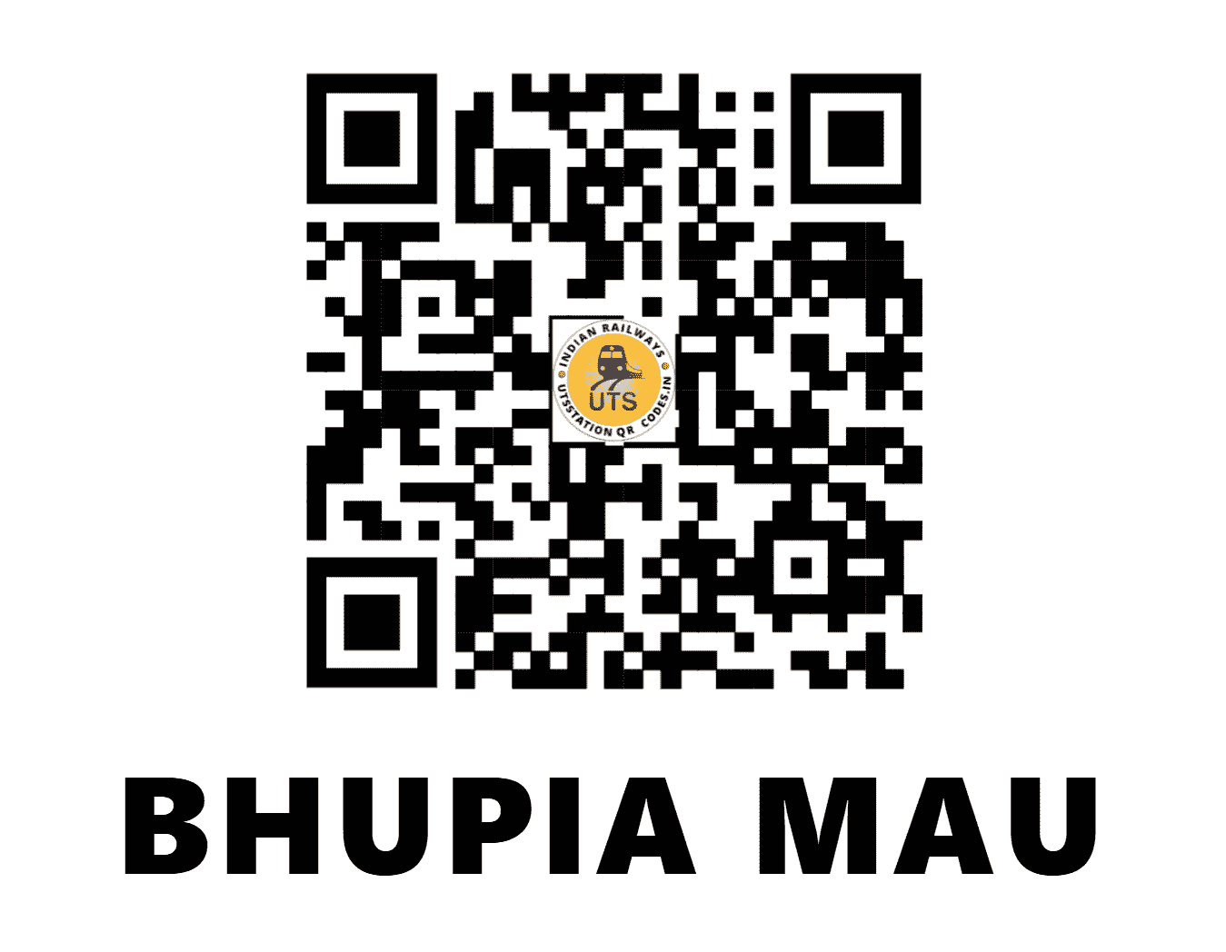 UTS QR Code for BHUPIA MAU - VPO (NR - UTTAR PRADESH)